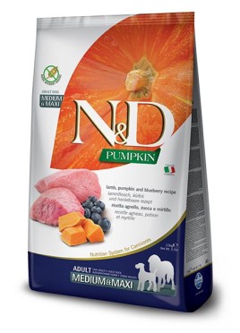 Natural And Delicious Pumpkin Lamb Dry Adult Medium Maxi 12KG